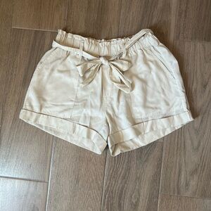Aerie Cream Camp Shorts NWT